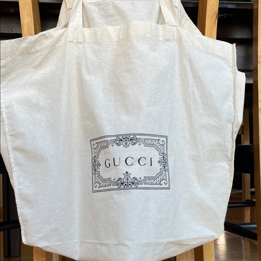 Large cotton Gucci tote AUTHENTIC